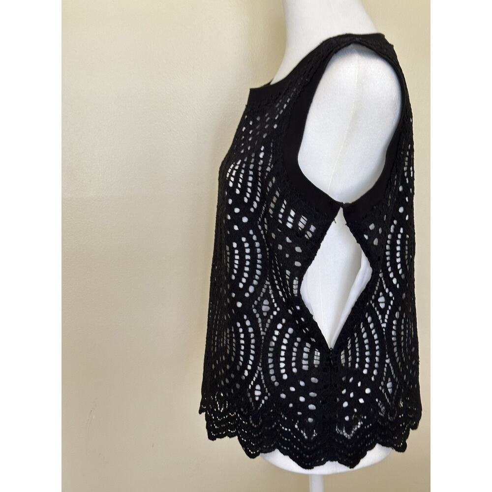 Calvin Klein Black Top Size 10 New with Tags Womens Dressy‎ Business Casual Top - Picture 8 of 16